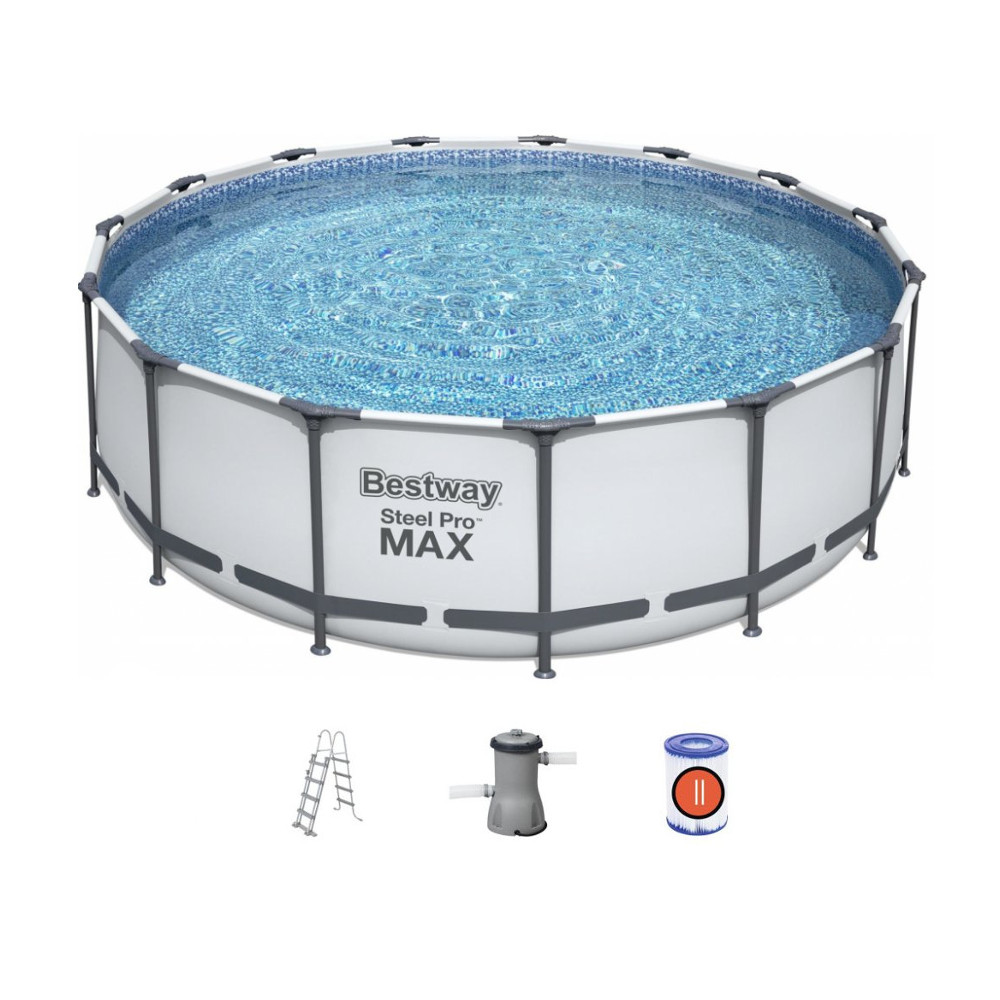 Bestway Steel Pro Max 457 x 122 cm medence szűrővel 56438 akciós termékkép 1