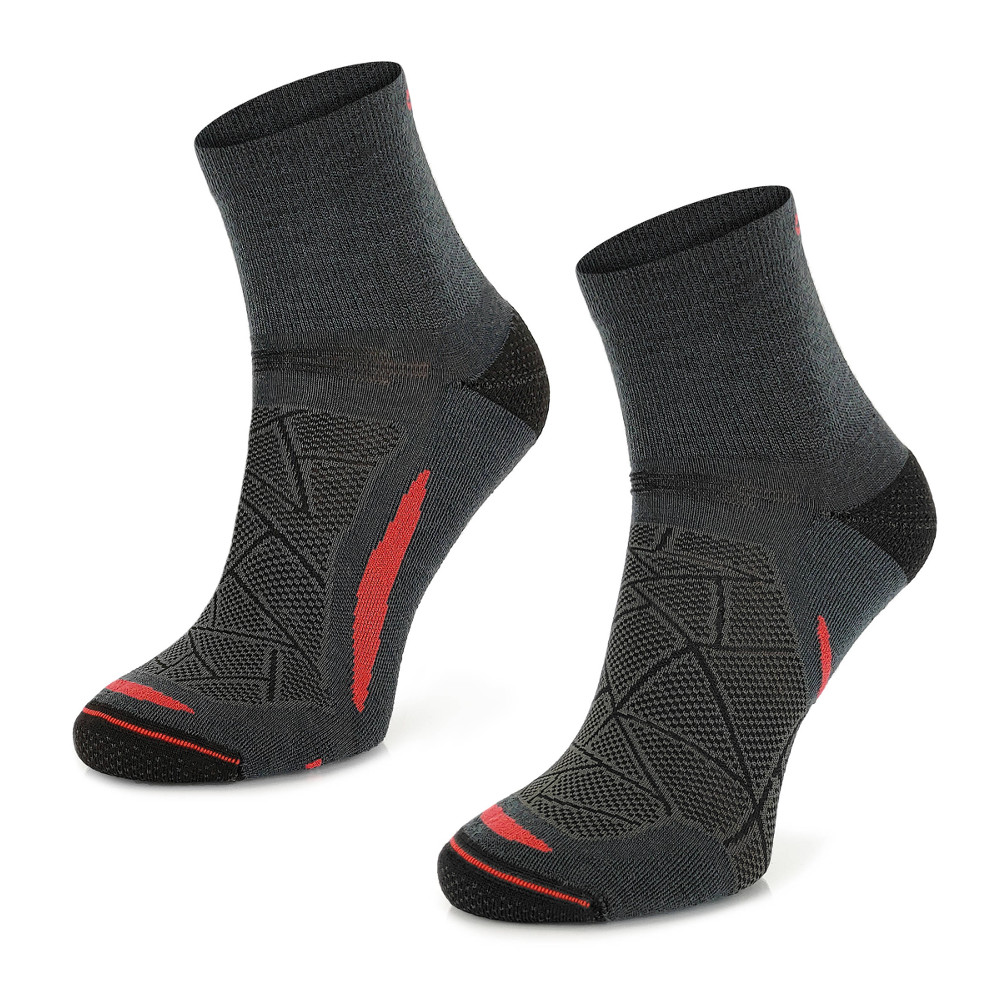 Trekking Merino zokni Comodo TREUL02 Fekete piros 39-42 termék 2. képe