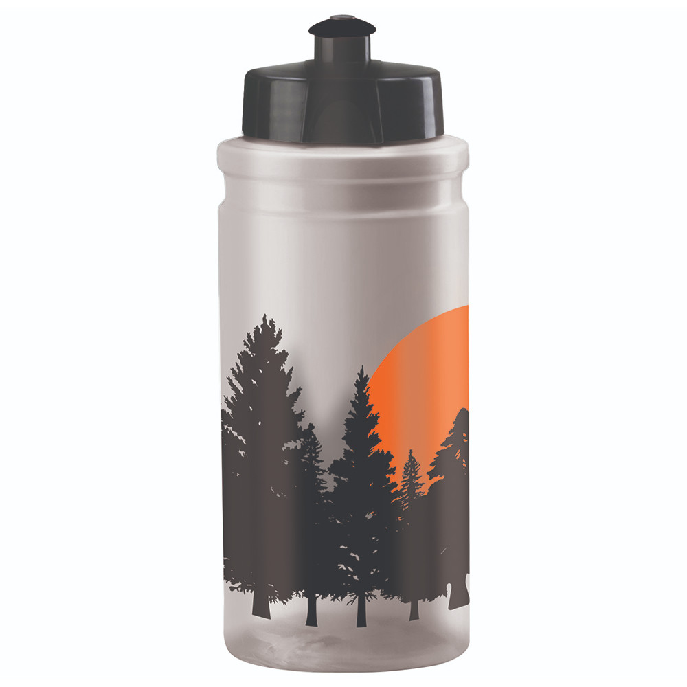 Kerékpáros palack Kellys Trace 022 0,5l Forest Semi-Transparent White akciós termékkép 1