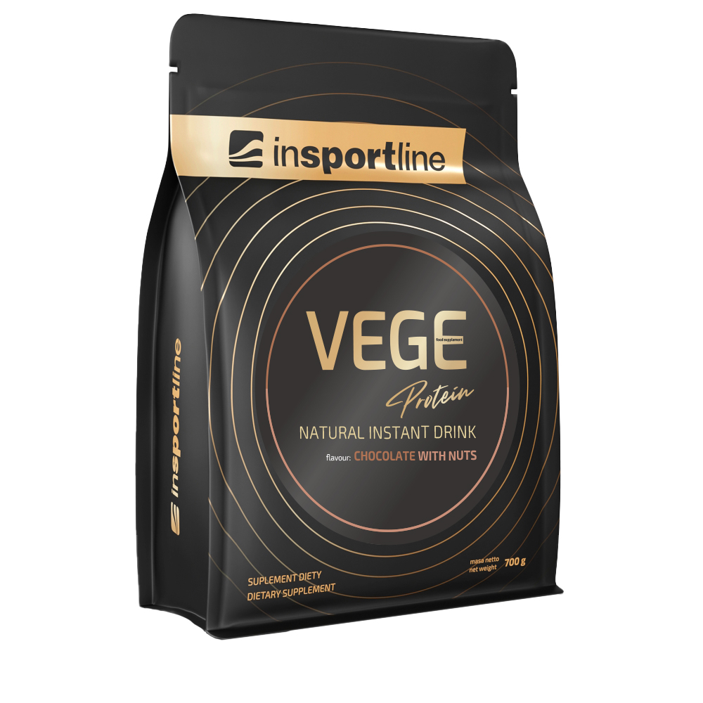 Protein inSPORTline VEGE 700g  csokoládé dióval akciós termékkép 1