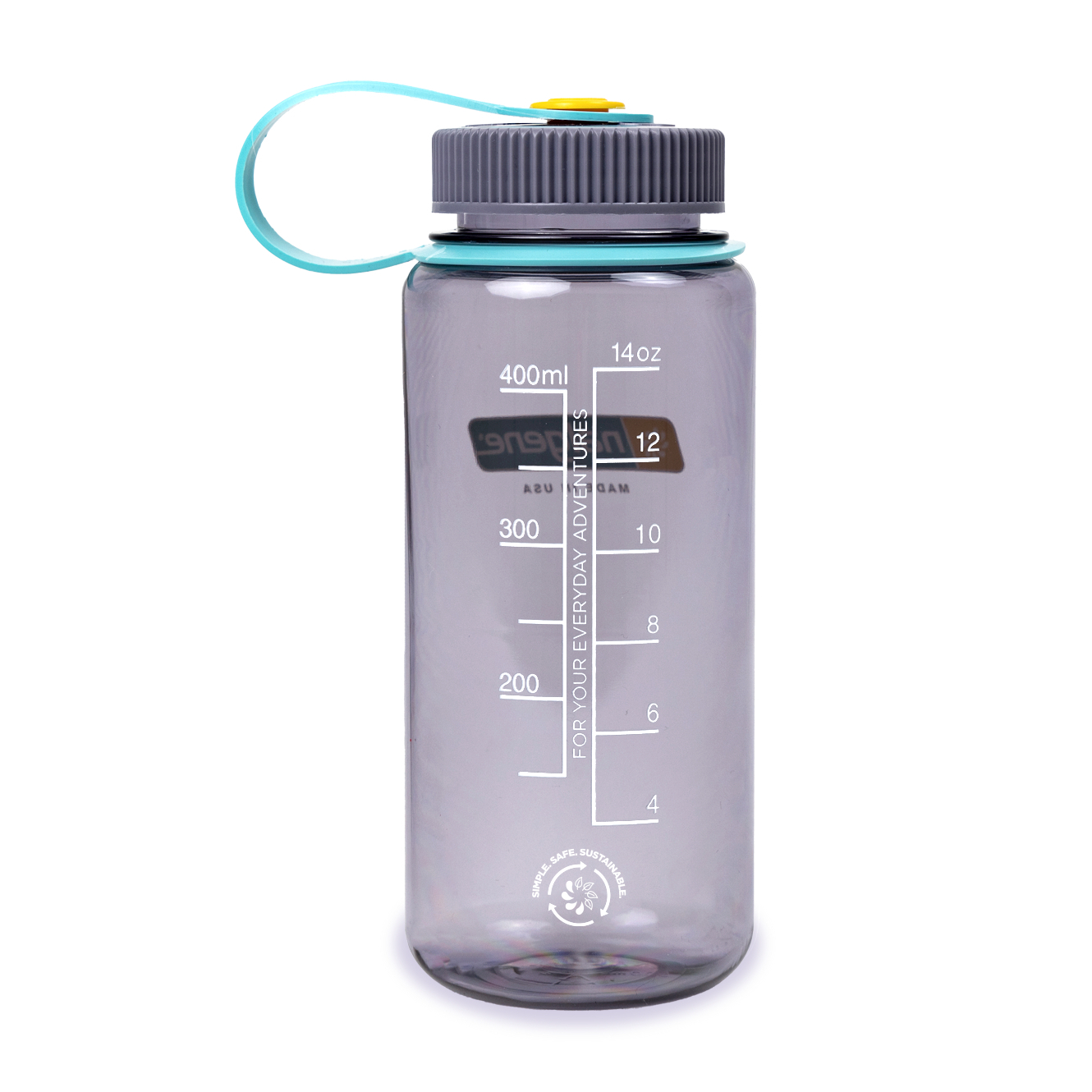 Outdoor kulacs NALGENE Wide Mouth Sustain 500 ml Padlizsán termék 2. képe