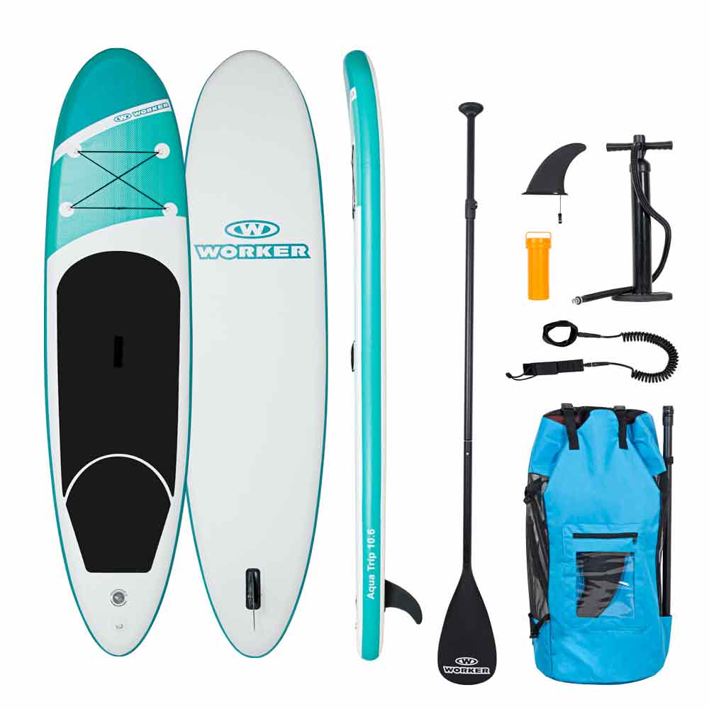 SUP kiegészítőkkel WORKER WaveTrip 10'6" G2 Wisteria Blue termék 2. képe