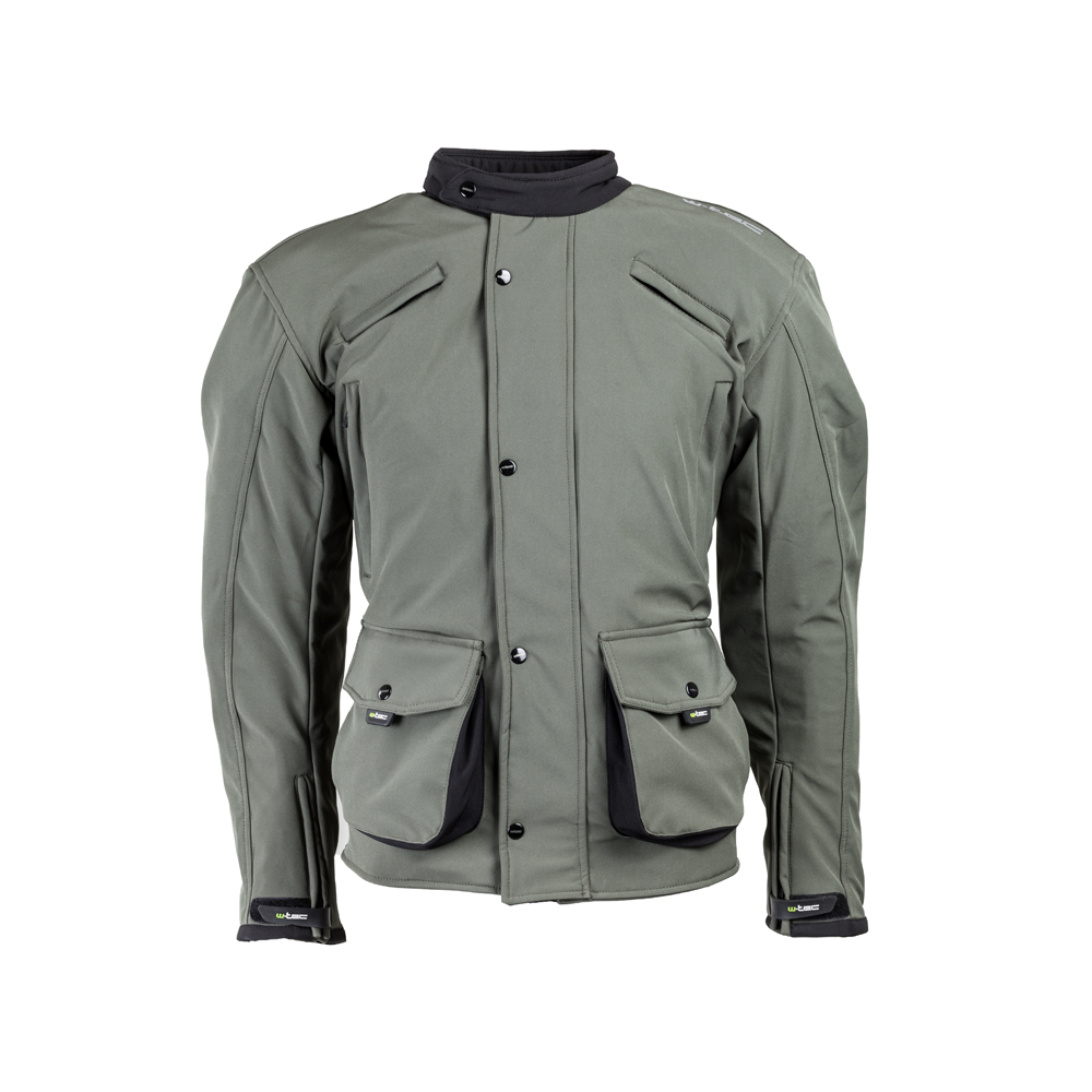 Férfi softshell motoros kabát W-TEC Forresta Urban Khaki L
