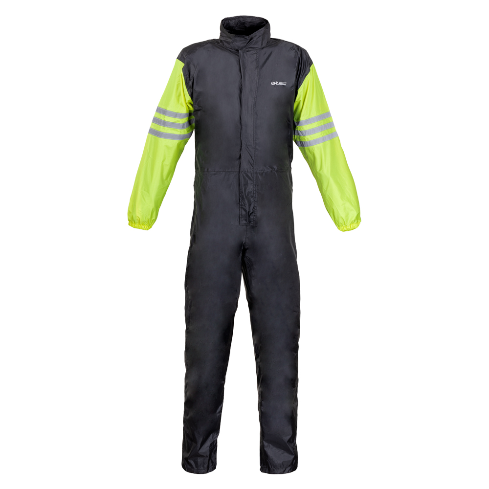 Motoros esőruha W-TEC Smedava fekete-fluo bővített XL akciós termékkép 1
