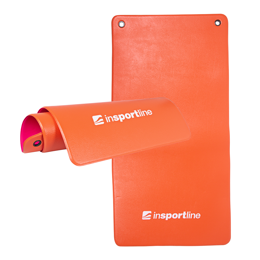 Gimnasztikai szőnyeg inSPORTline Aero Advance 120 x 60 cm narancssárgás-rózsaszín