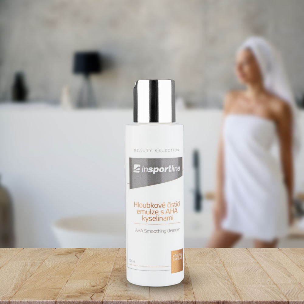 Mélytisztító emulzió inSPORTline AHA savakkal 100 ml termék 2. képe