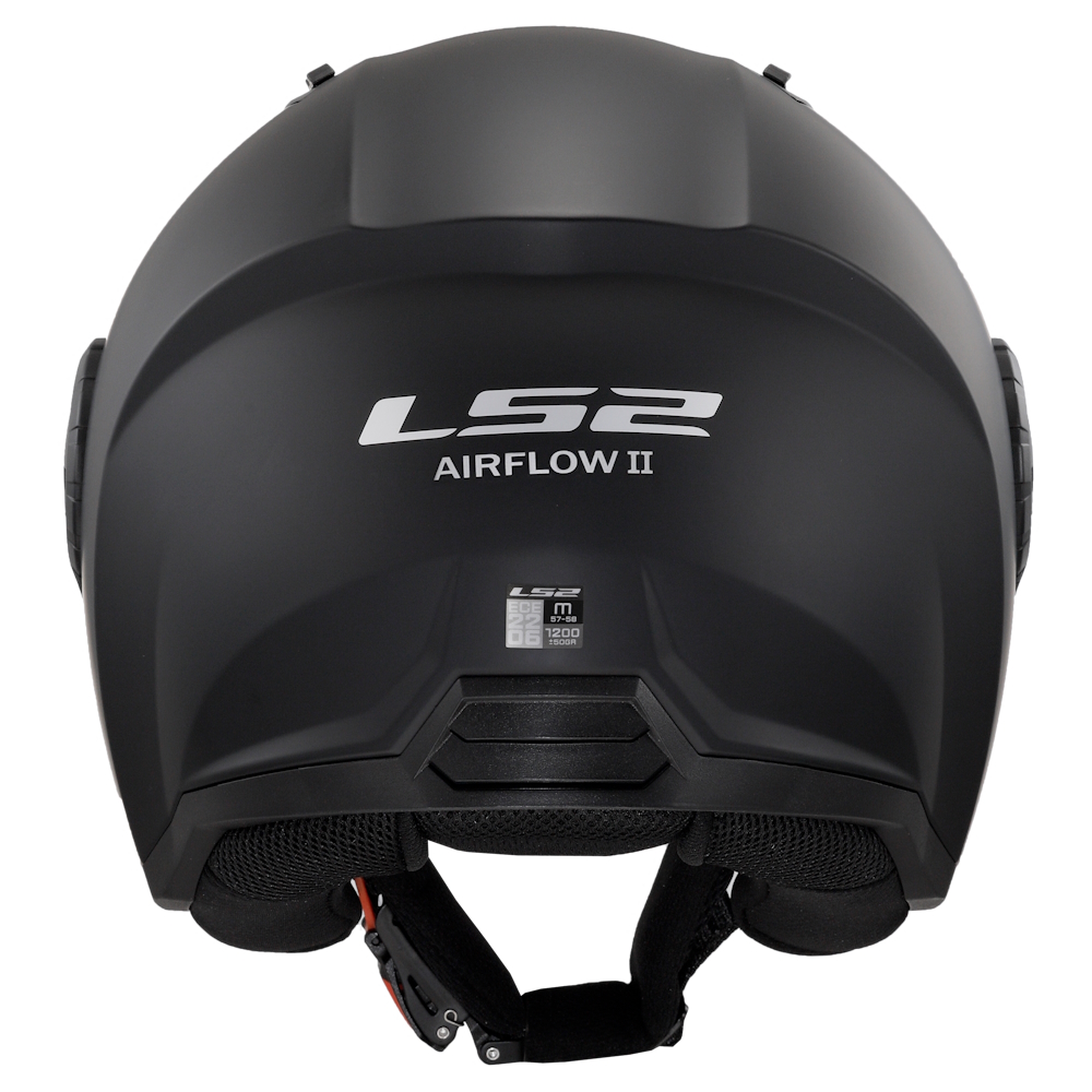 Bukósisak LS2 OF616 Airflow II Solid Matt Black XS (53-54) termék 2. képe