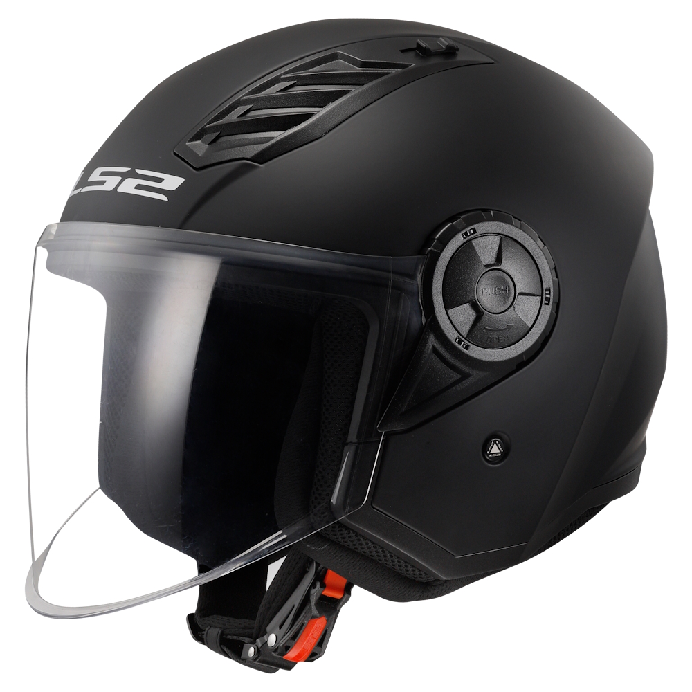 Bukósisak LS2 OF616 Airflow II Solid Matt Black XS (53-54) akciós termékkép 1