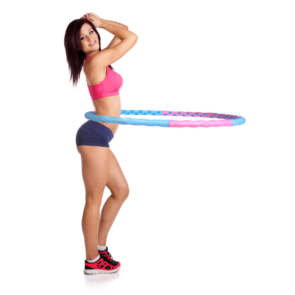 Hula hoop karika inSPORTline Weight Magnetic 110 cm