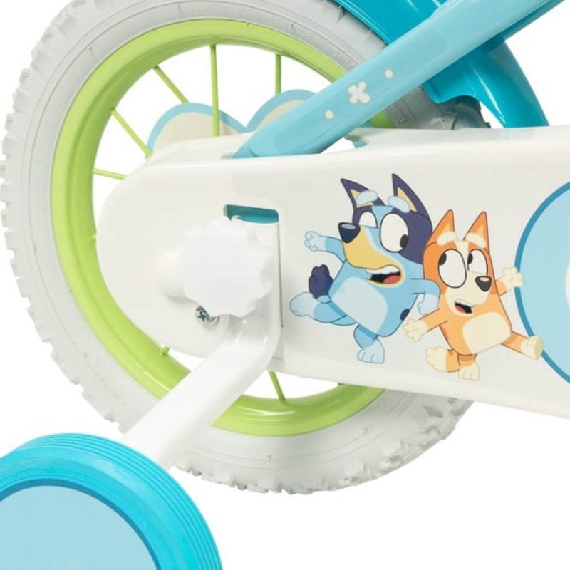 Gyerekkerékpár Toimsa Bluey 16", acélváz, első féknyereg, hátsó dobfék, sárvédő, láncvédő, leszerelhető oldalkerekek termék 2. képe
