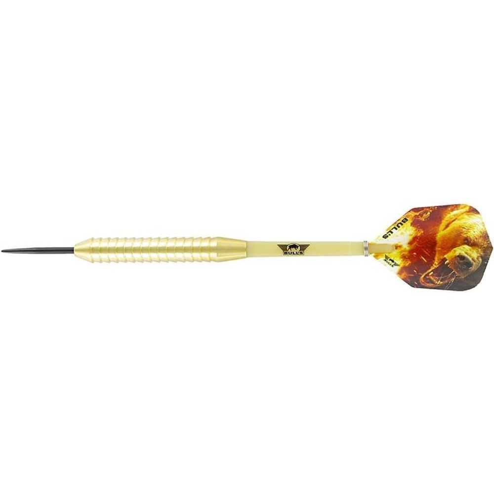 Dart nyíl Bull's Bear Brass Steel recézett sárgaréz 23 g