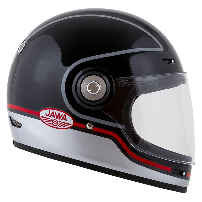 Motoros bukósisak Cassida Fibre Jawa Sport fekete/ezüst/piros XS (53-54) termék 2. képe