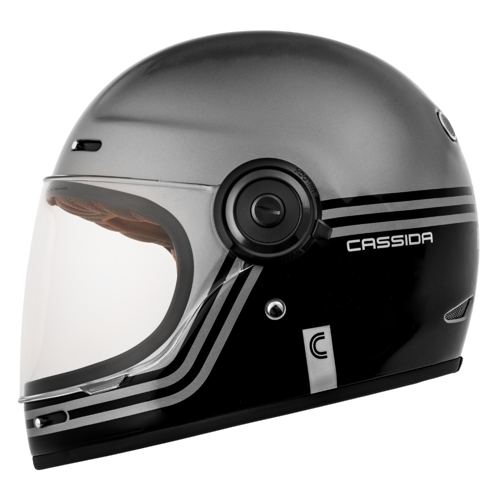 Bukósisak Cassida Fibre Super Hooligan fekete/metálszürke XS (53-54) termék 2. képe