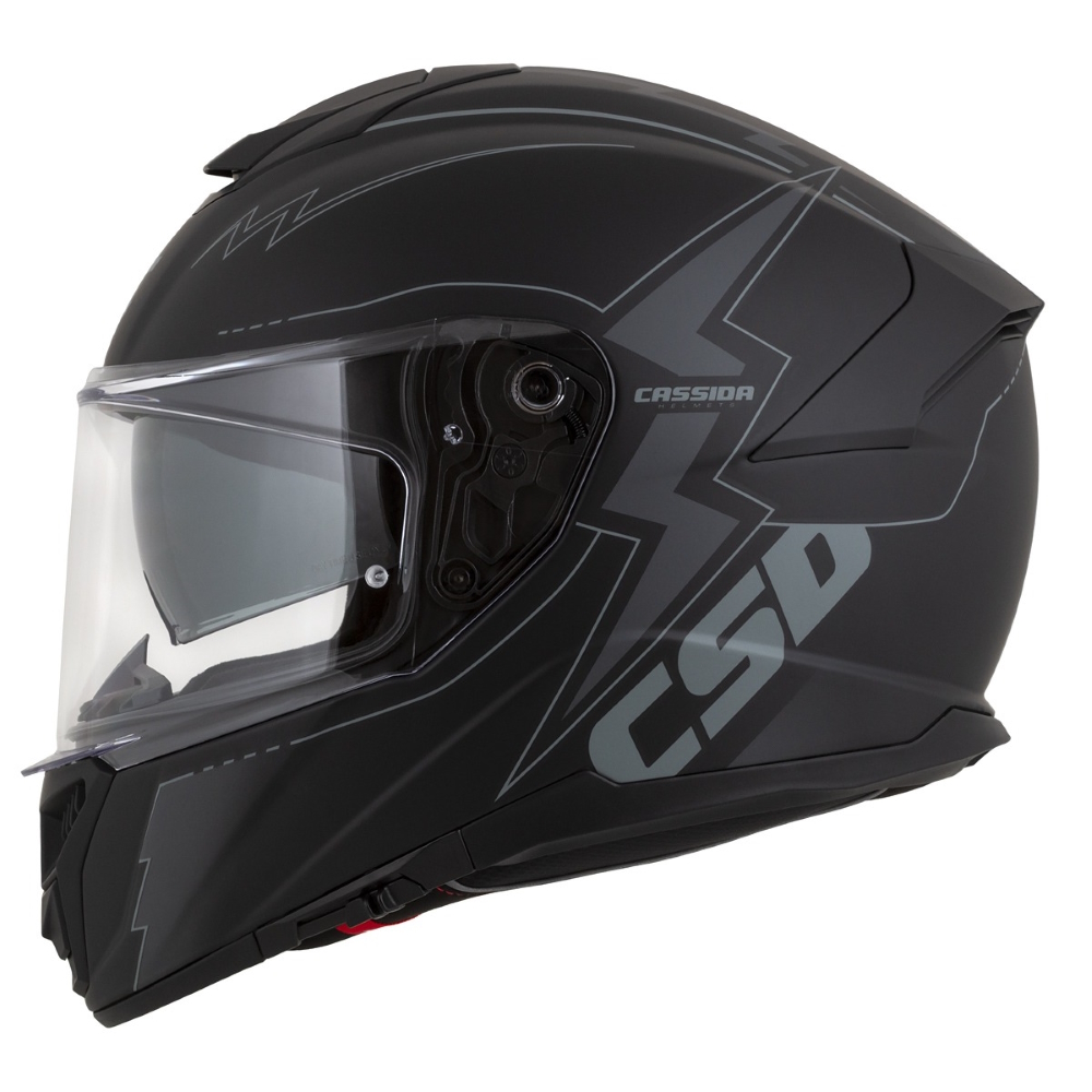Bukósisak Cassida Integral GT 2.1 Flash fekete matt/sötétszürke XS (53-54) termék 2. képe