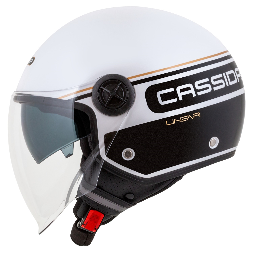 Bukósisak Cassida Handy Plus Linear fehér/fekete/arany S (55-56) termék 2. képe