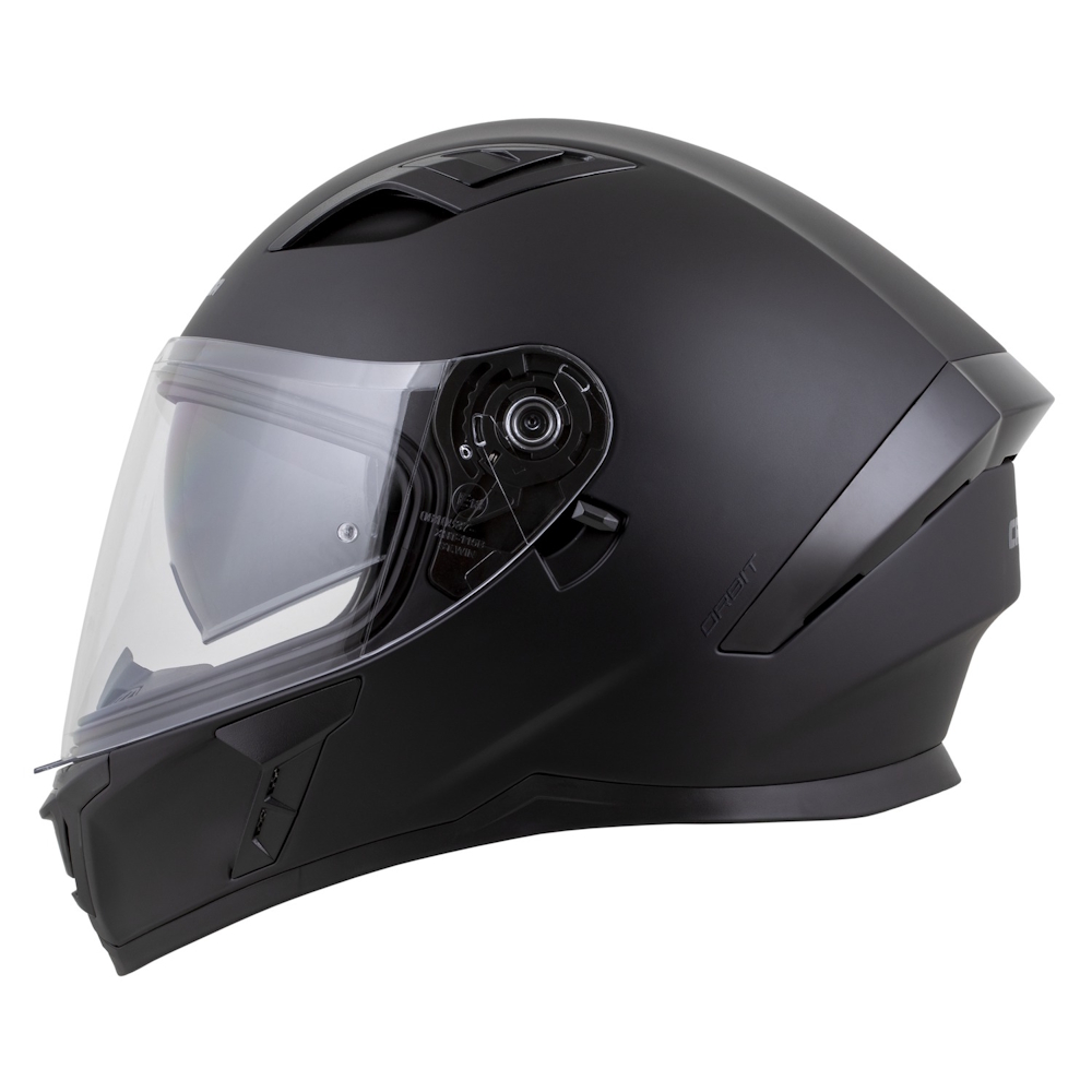 Motoros bukósisak Cassida Orbit Solid fekete matt / fekete, polikarbonát héj, napellenző, Pinlock® 70 fólia előkészítés XS (53-54) termék 2. képe