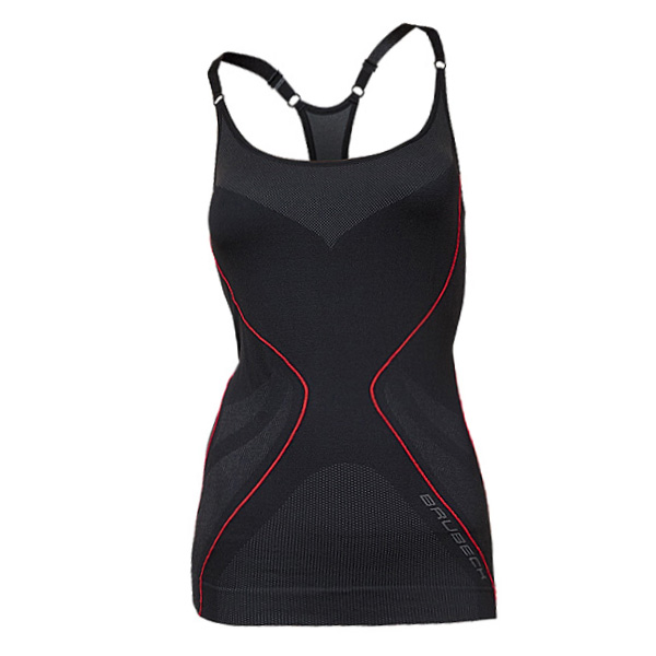 Női pántos Top Brubeck FIT fekete S