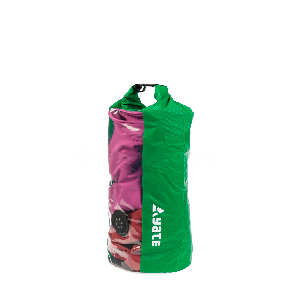 Vízálló hátizsák szeleppel Yate Dry Bag 10l zöld