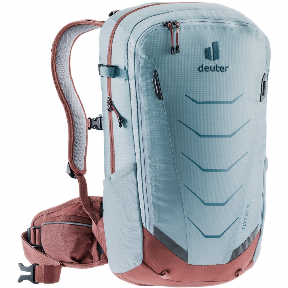 Kerékpáros hátizsák Deuter Flyt 18 SL dusk-redwood