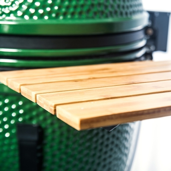 Kerámia kamado grill inSPORTline Pasionato 20" faszenes, kerámia, 120cm magas, BBQ grill, hőmérő, bomba izek, alacsony szénfogyasztás, kamado grill termék 2. képe