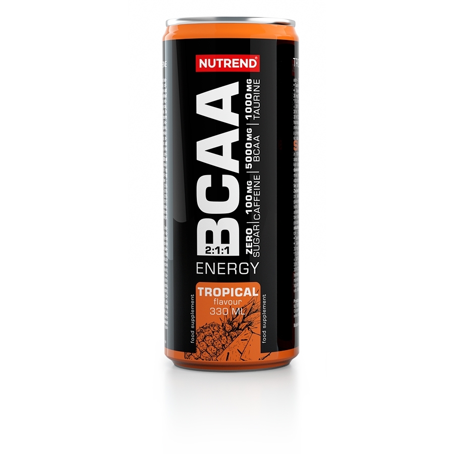 Energiaital Nutrend BCAA Energy 330 ml trópusi