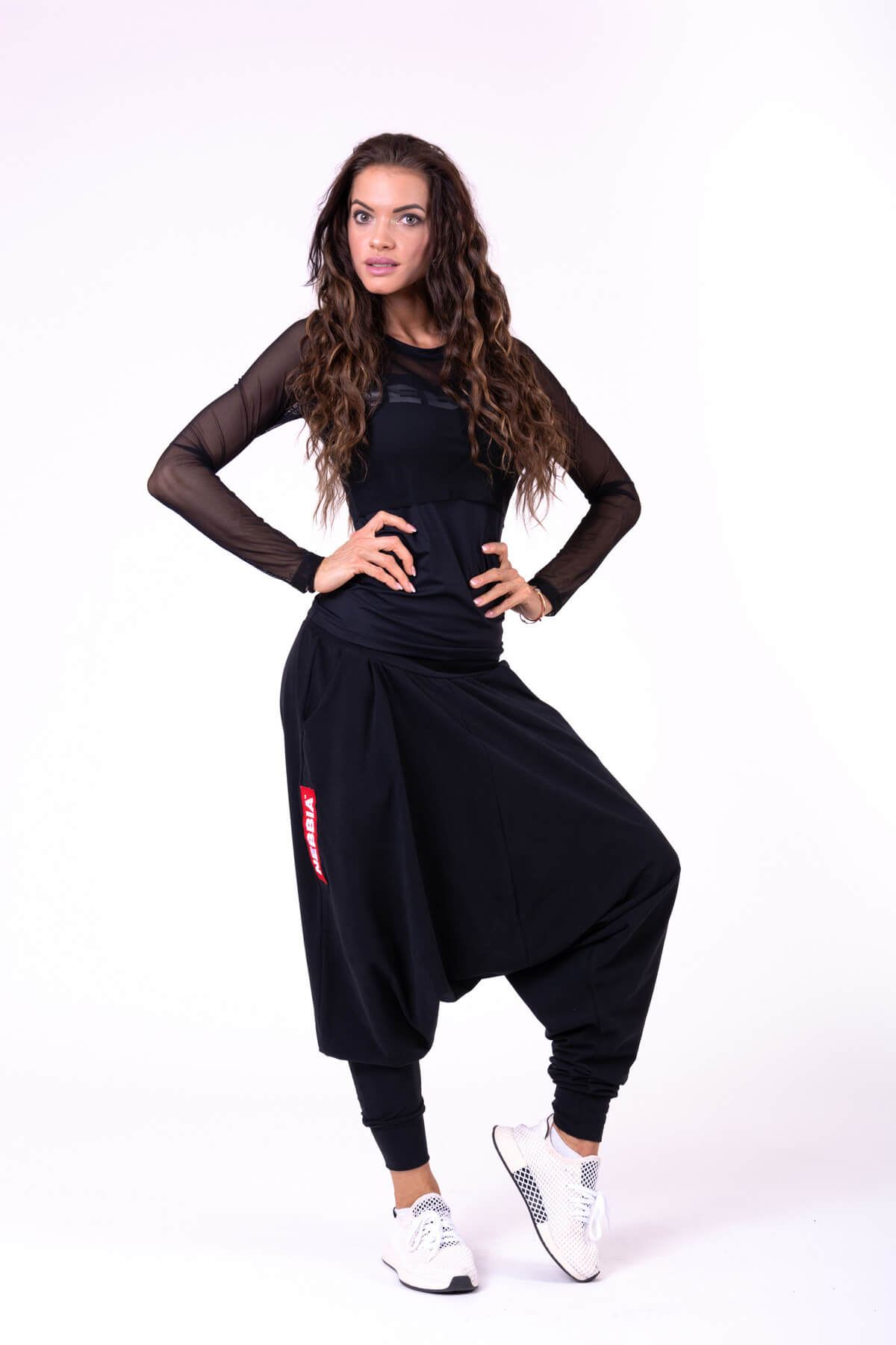 Női hosszú ujjú póló Nebbia Flash-Mesh 664 M