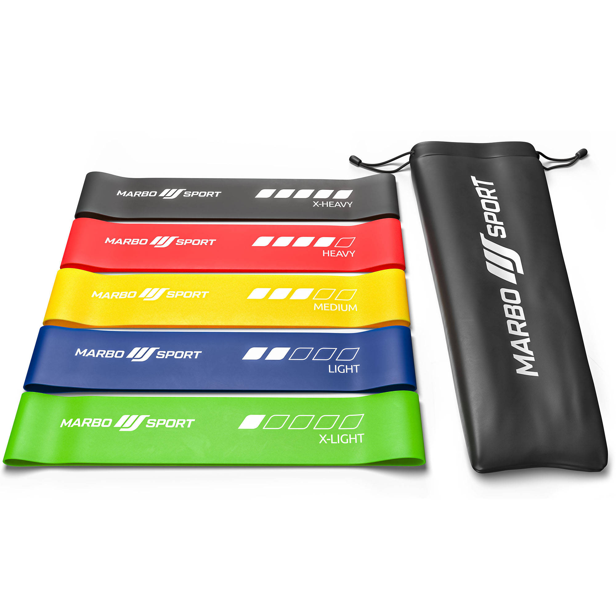 5 db erősítő szalag szett 600 x 50 mm - többszínű- Marbo Sport akciós termékkép 1