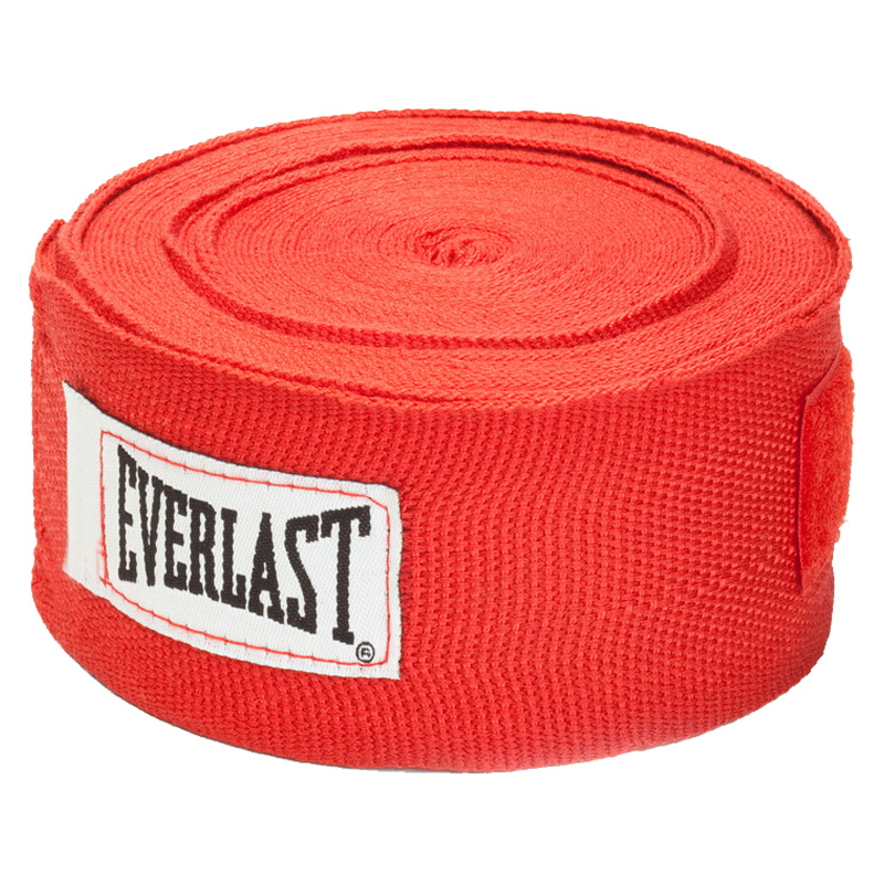 Box bandázs Everlast Handwraps 300 cm piros