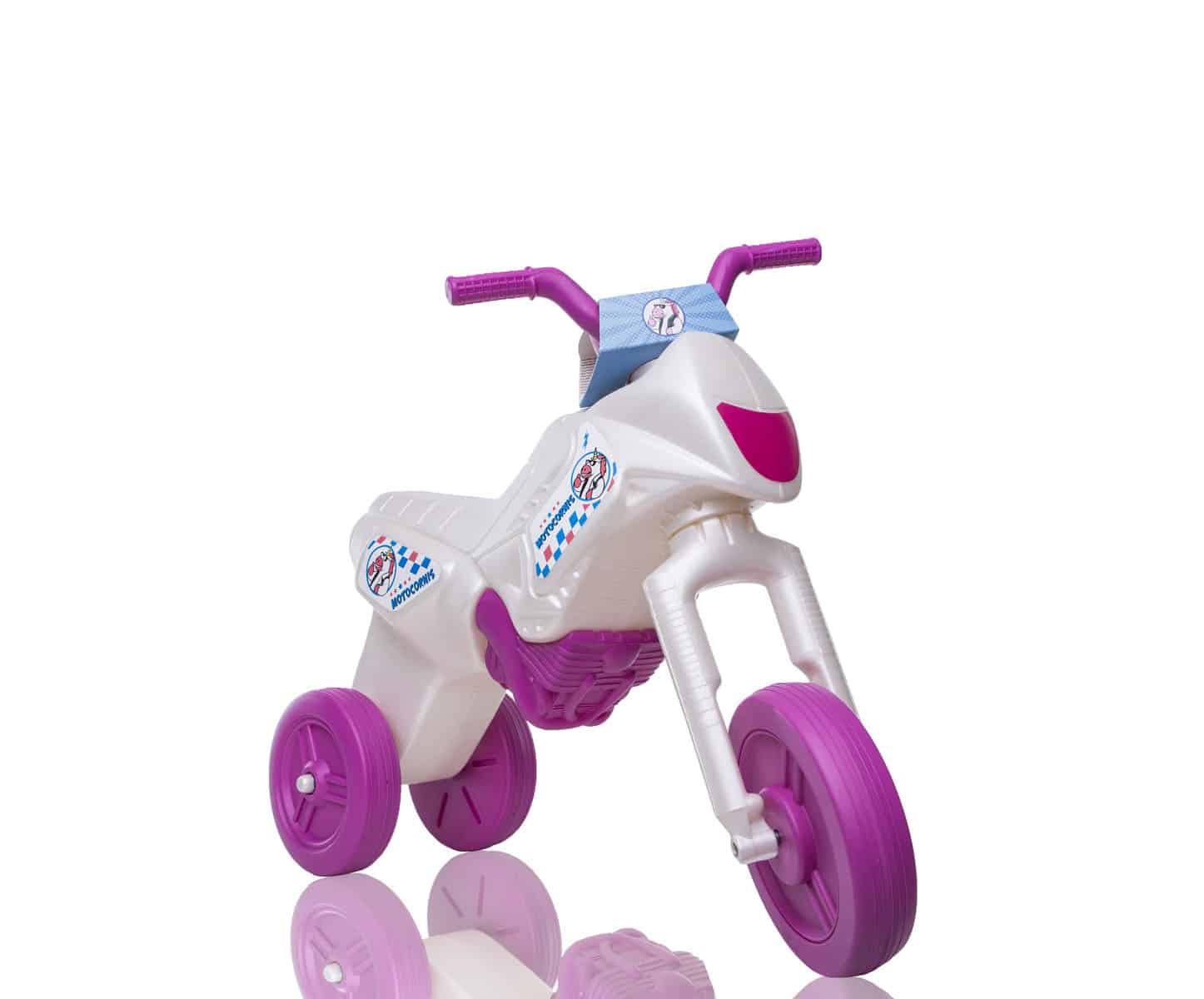 Futóbicikli Enduro Maxi - új fehér-pink