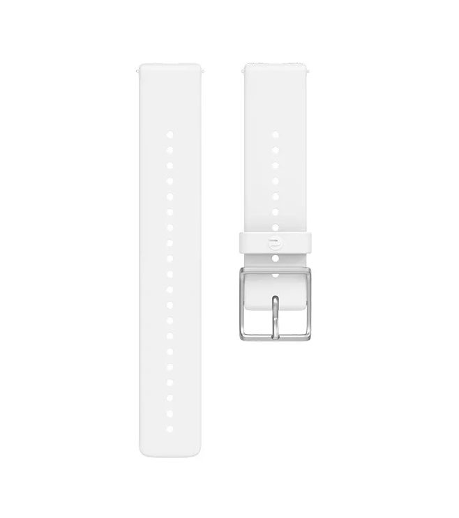 Polar szilikon óraszíj 20 mm fehér M/L (54-58)