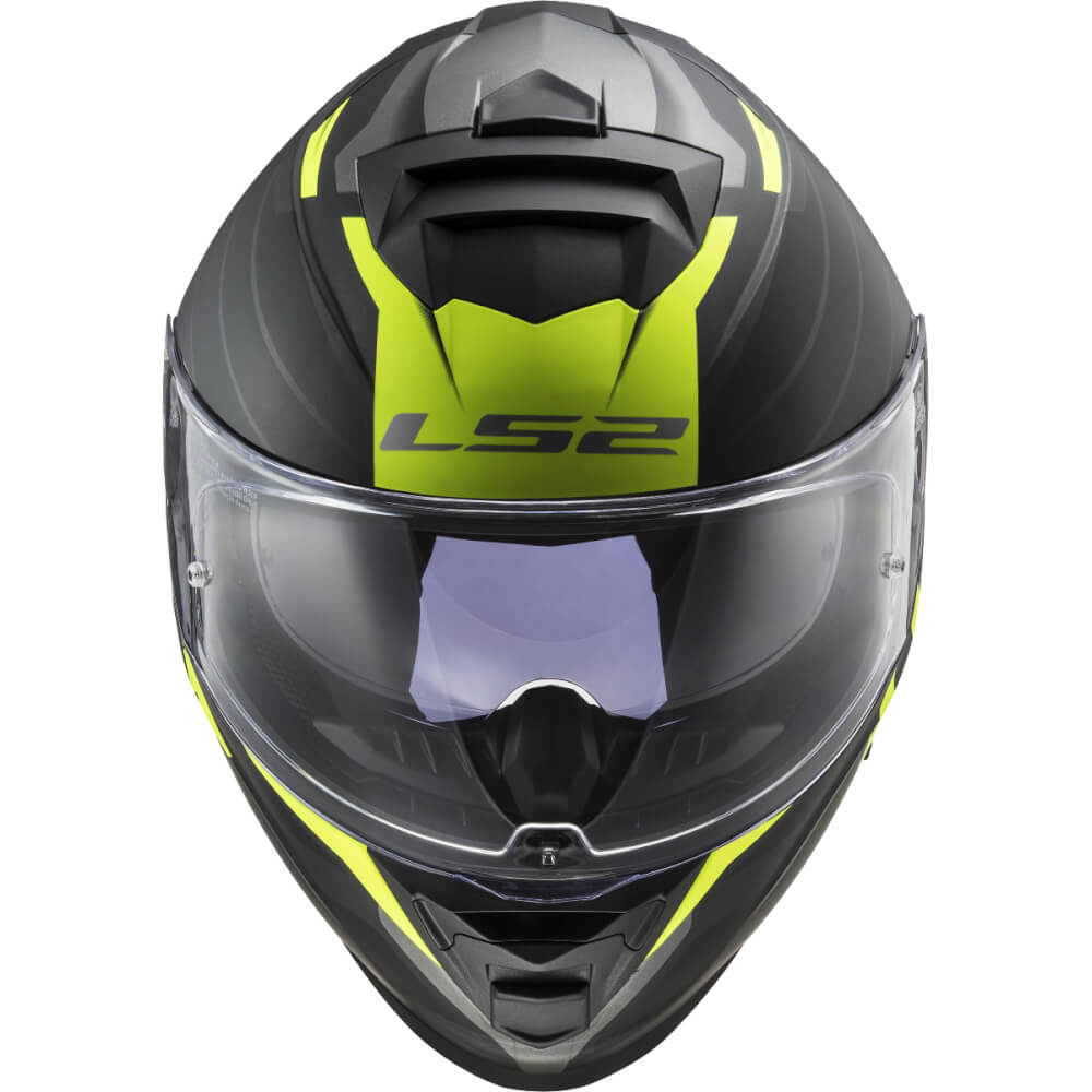 Bukósisak LS2 FF800 Storm II Nerve Matt H-V Yellow XS (53-54) termék 2. képe