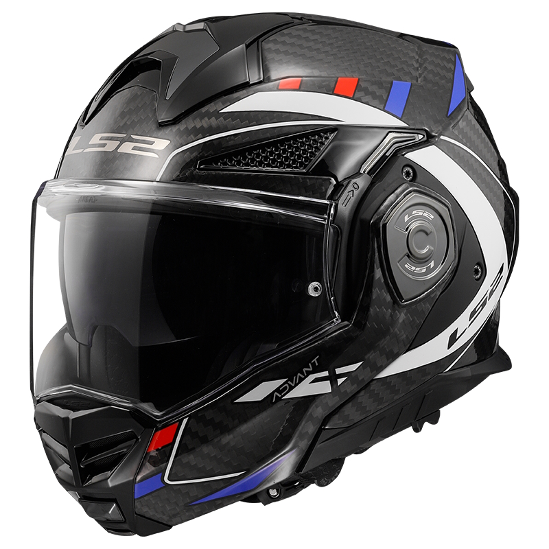 Flip-up bukósisak LS2 FF901 Advant X C Future Gl White Blue P/J XS (53-54) akciós termékkép 1