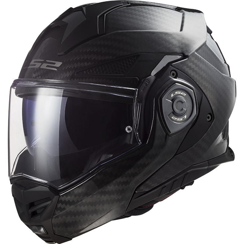 Flip-up bukósisak LS2 FF901 Advant X Solid Carbon P/J XS (53-54) akciós termékkép 1