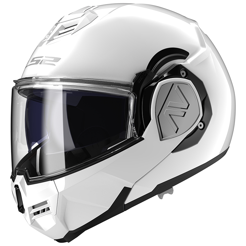 Flip-up bukósisak LS2 FF906 Advant Solid White P/J XS (53-54) akciós termékkép 1