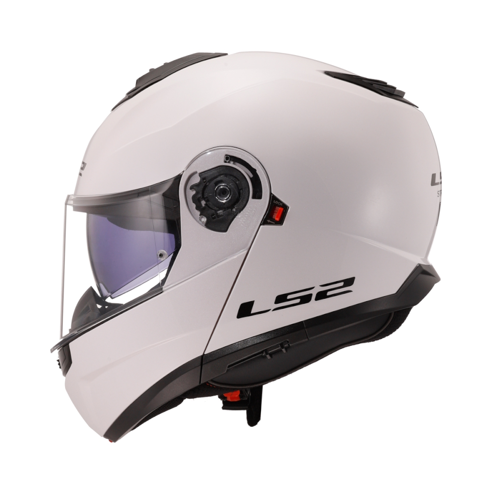 Flip-up bukósisak LS2 FF908 Strobe II Gloss White XS (53-54) termék 2. képe