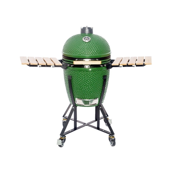 Kerámia kamado grill inSPORTline Pasionato 20" faszenes, kerámia, 120cm magas, BBQ grill, hőmérő, bomba izek, alacsony szénfogyasztás, kamado grill akciós termékkép 1