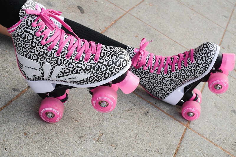 Fila görkorcsolya Animalier Black/White/Pink 35