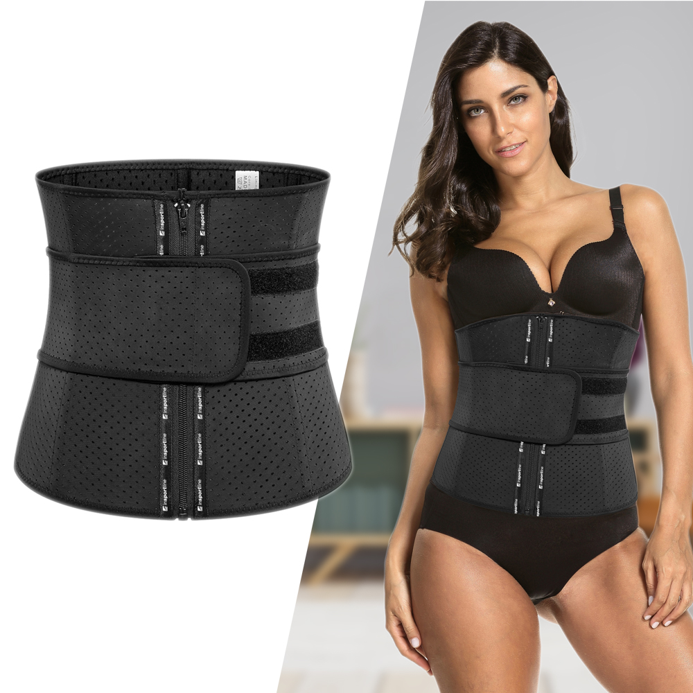 Fitness fűző inSPORTline Corwaist fekete S akciós termékkép 1