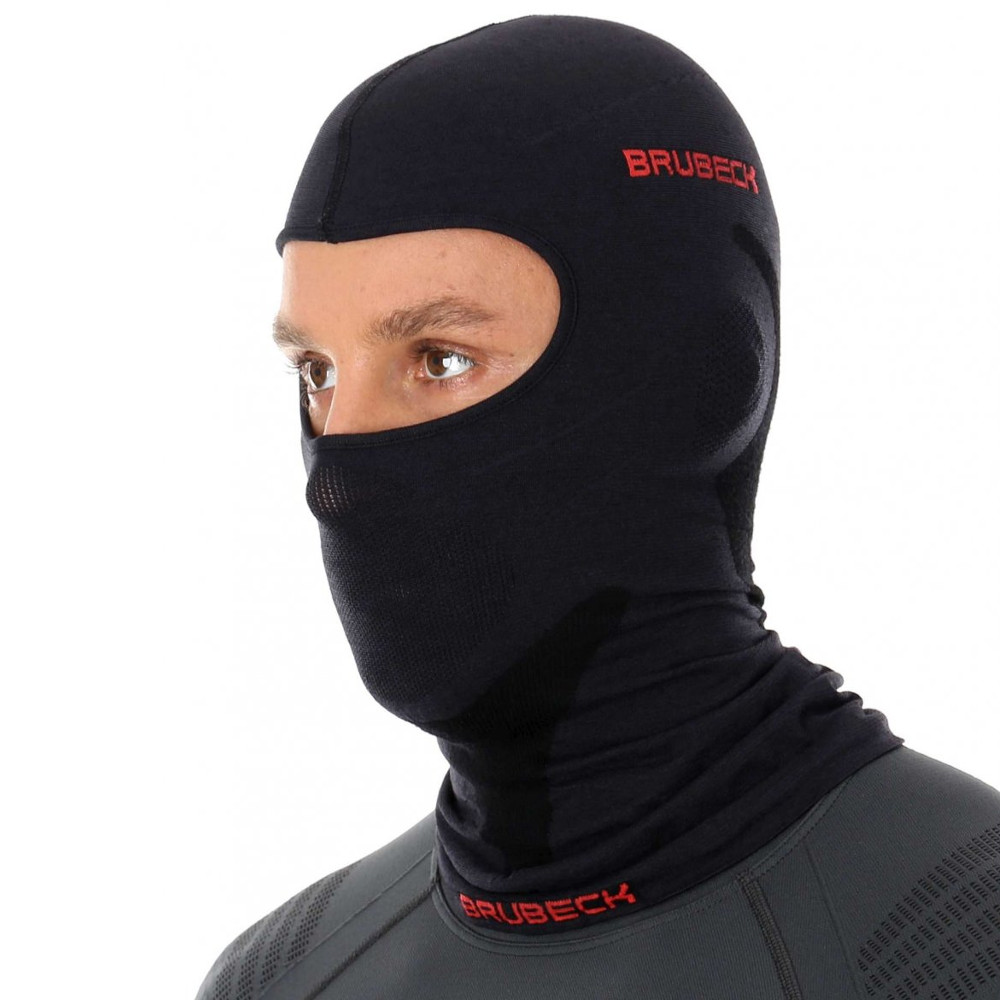 Unisex védőmaszk Brubeck Merino KM10370 fekete S/M akciós termékkép 1