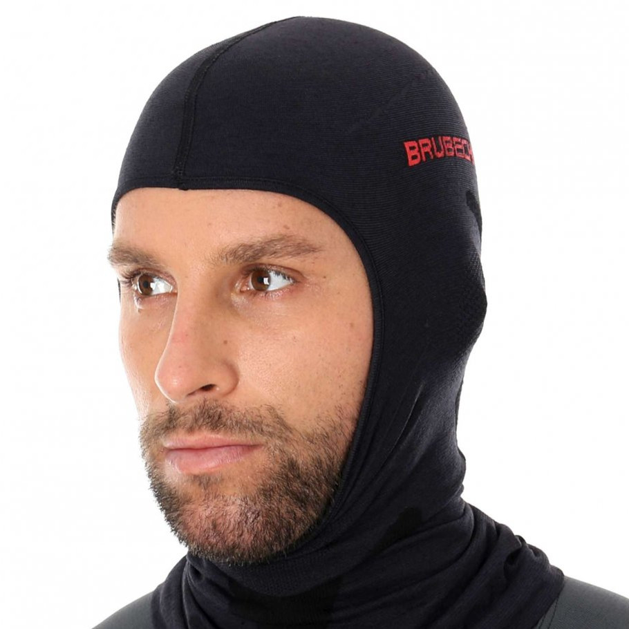 Unisex védőmaszk Brubeck Merino KM10370 fekete S/M termék 2. képe