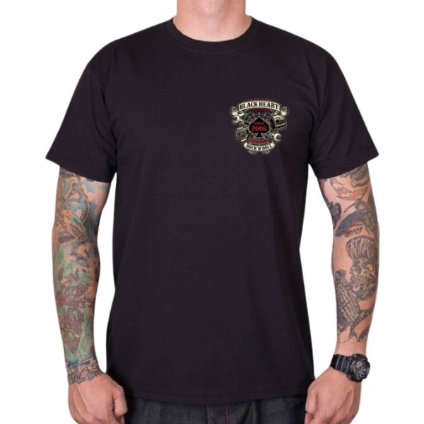 Póló BLACK HEART Liberty fekete M termék 2. képe
