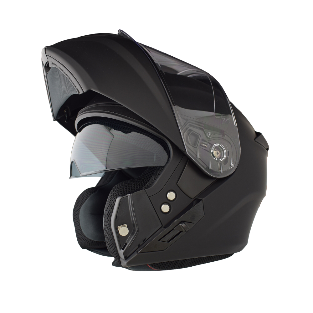 Motoros bukósisak Yohe 938 Double Visor matt fekete XS (53-54) termék 2. képe