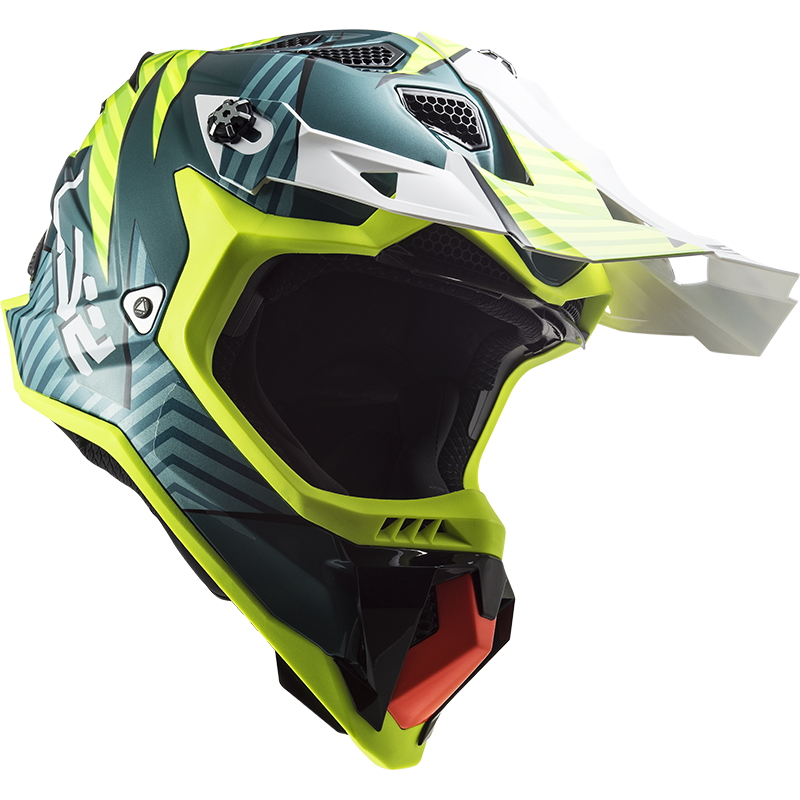 Motocross bukósisak LS2 MX700 Subverter Astro Kobalt H-V Sárga L(59-60) termék 2. képe