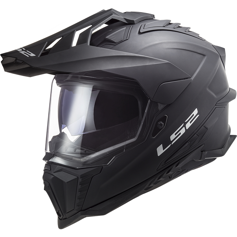 Enduro bukósisak LS2 MX701 Explorer Solid matt fekete M(57-58) akciós termékkép 1