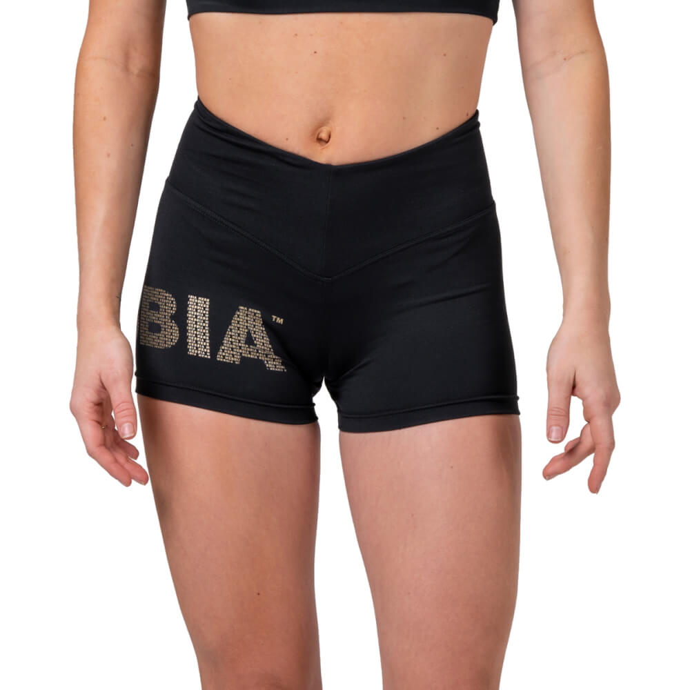 Női short Nebbia Gold Print 828 fekete S