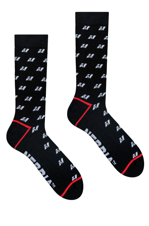 NEBBIA N-pattern knee-high socks 104 35-38