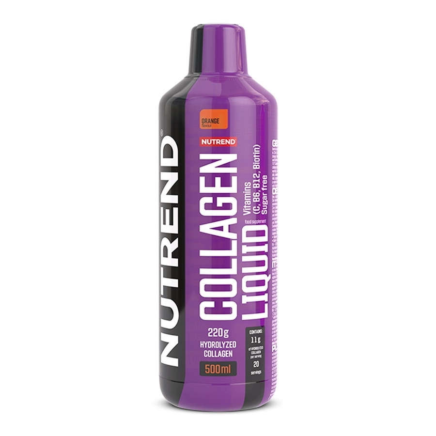 Hidrolizált kollagén Nutrend Collagen Liquid 500 ml narancs akciós termékkép 1