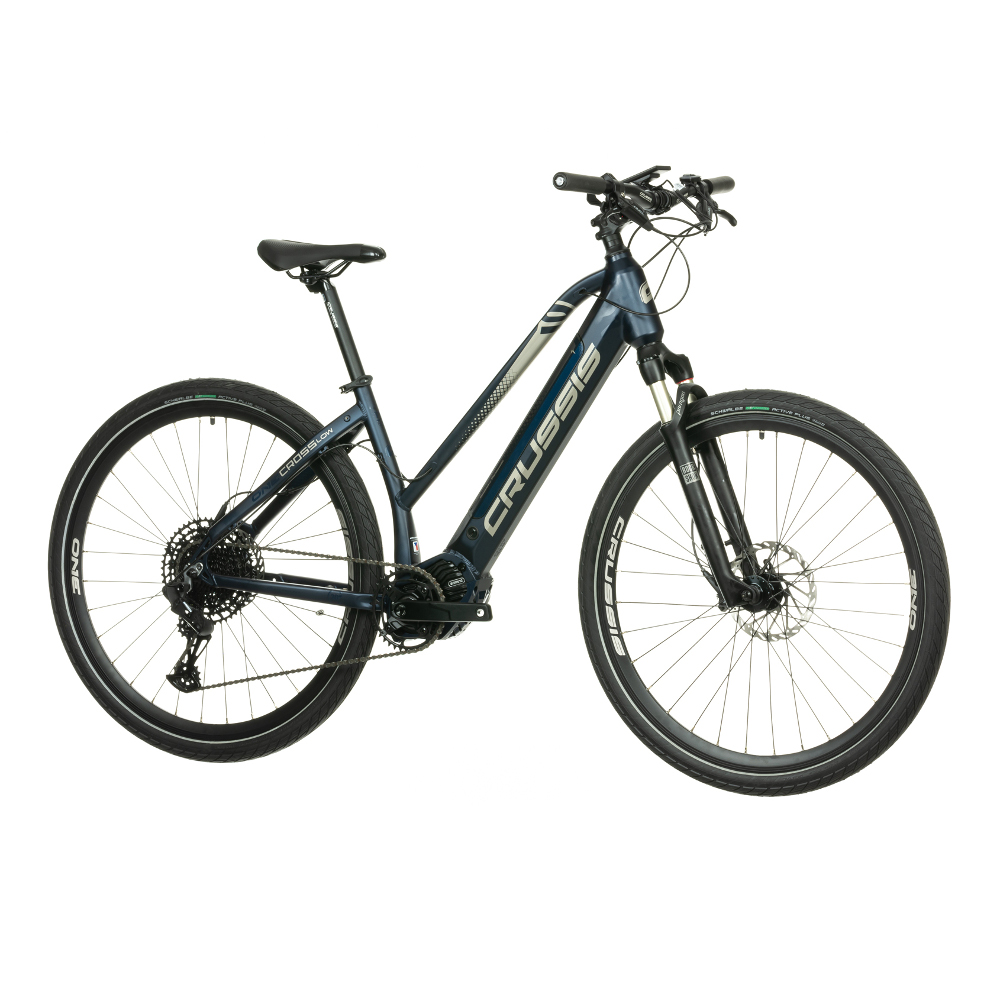 Női cross elektromos kerékpár Crussis ONE-Cross Low 9.8-S - 2023 15" (150-165 cm) akciós termékkép 1
