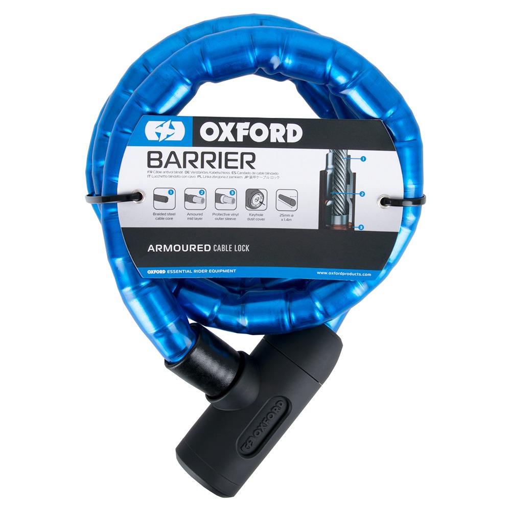 Motoros zár Oxford Barrier 1,4 m kék termék 2. képe