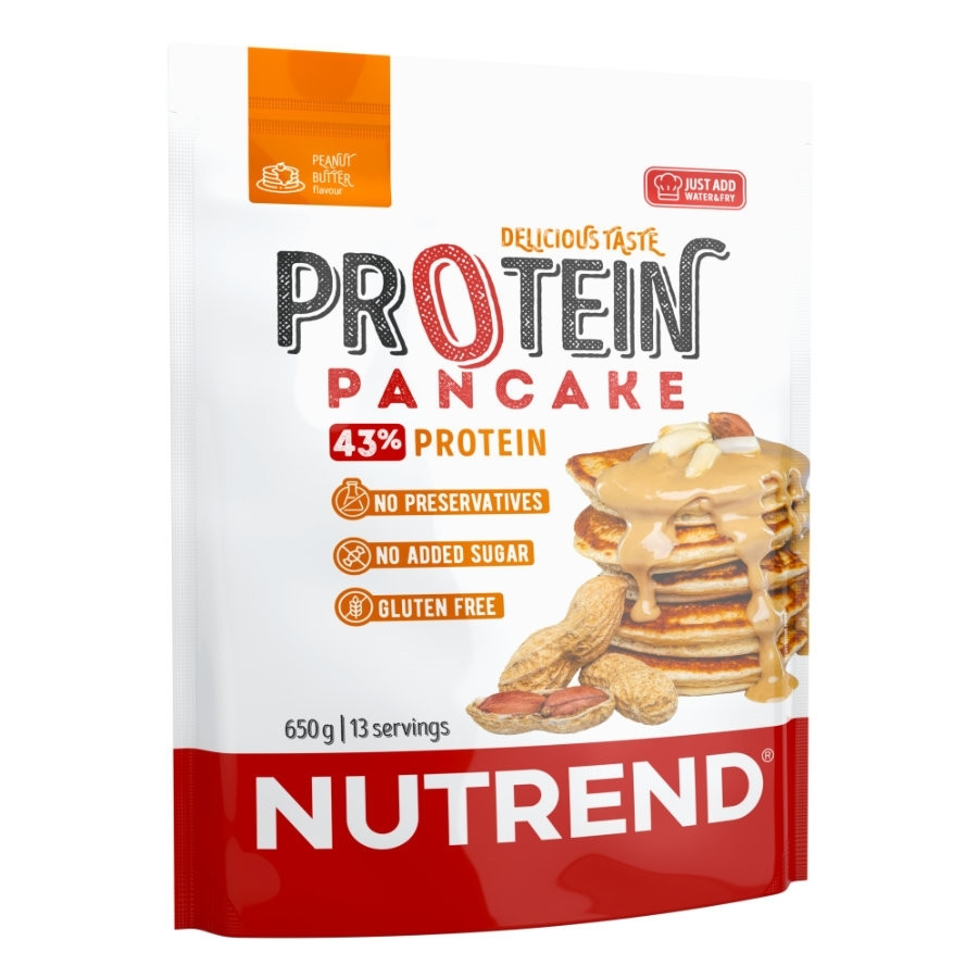 Fehérje palacsinta Nutrend Protein Pancake 650g mogyoróvaj akciós termékkép 1